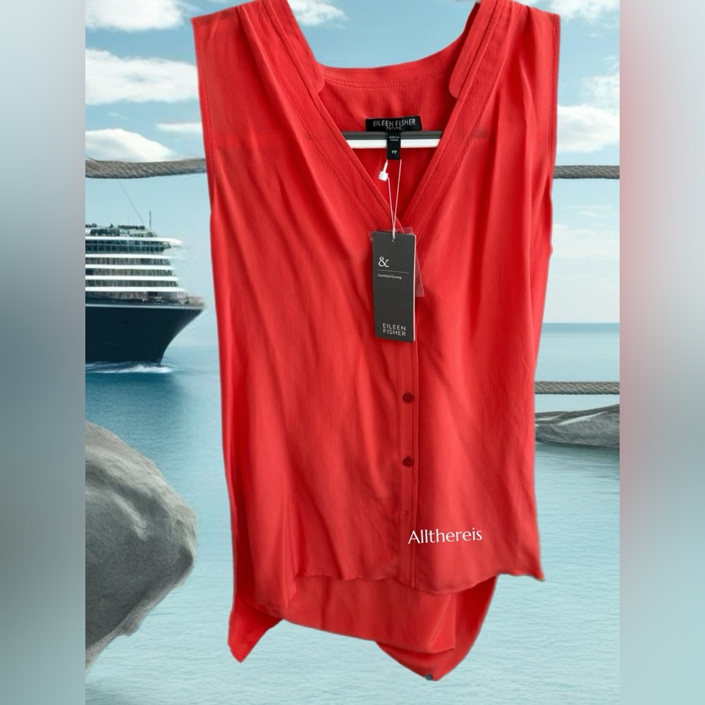 NWT Eileen Fisher Silk top